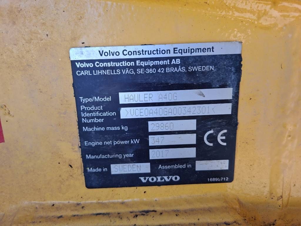 Volvo A 40 G Hardox