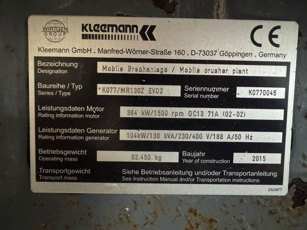 Kleemann MR130 ZS Evo 2 - Screenbox