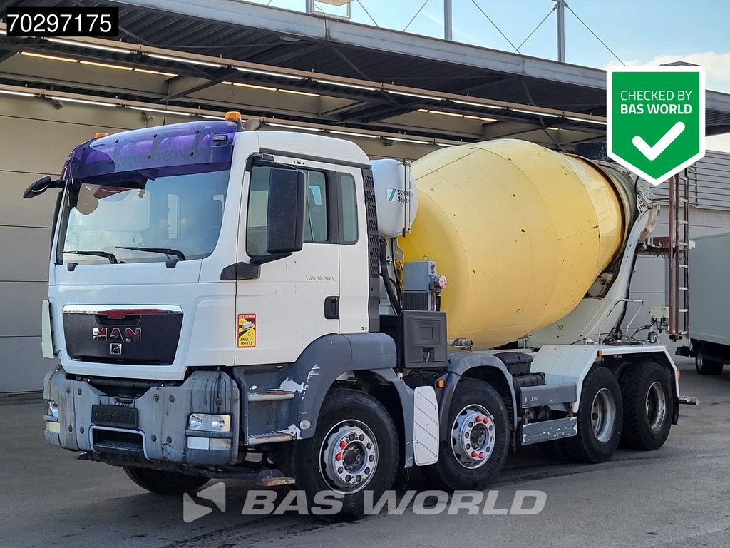 MAN TGS 32.360 8X4 9m3 Schwing Stetter Mixer Manual Steelsuspension Euro 4