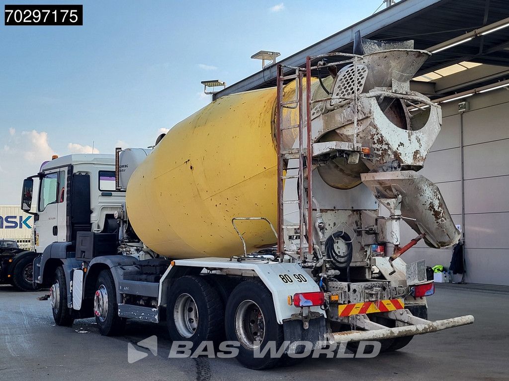 MAN TGS 32.360 8X4 9m3 Schwing Stetter Mixer Manual Steelsuspension Euro 4