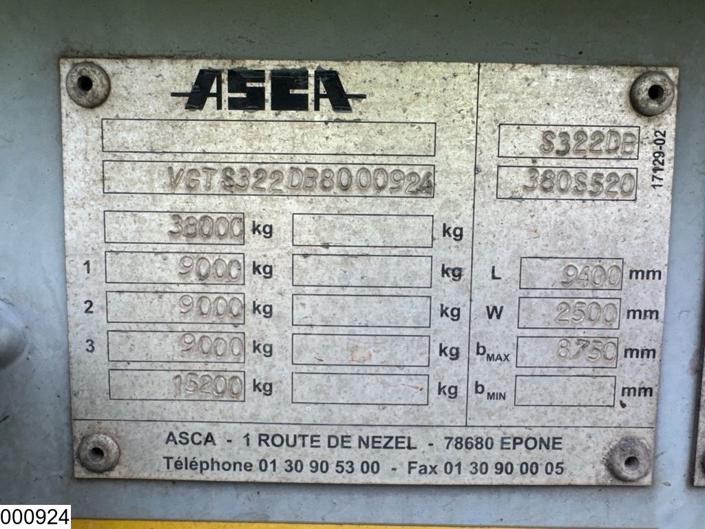 Asca Chassis 10 / 20 / 30 ft, ADR