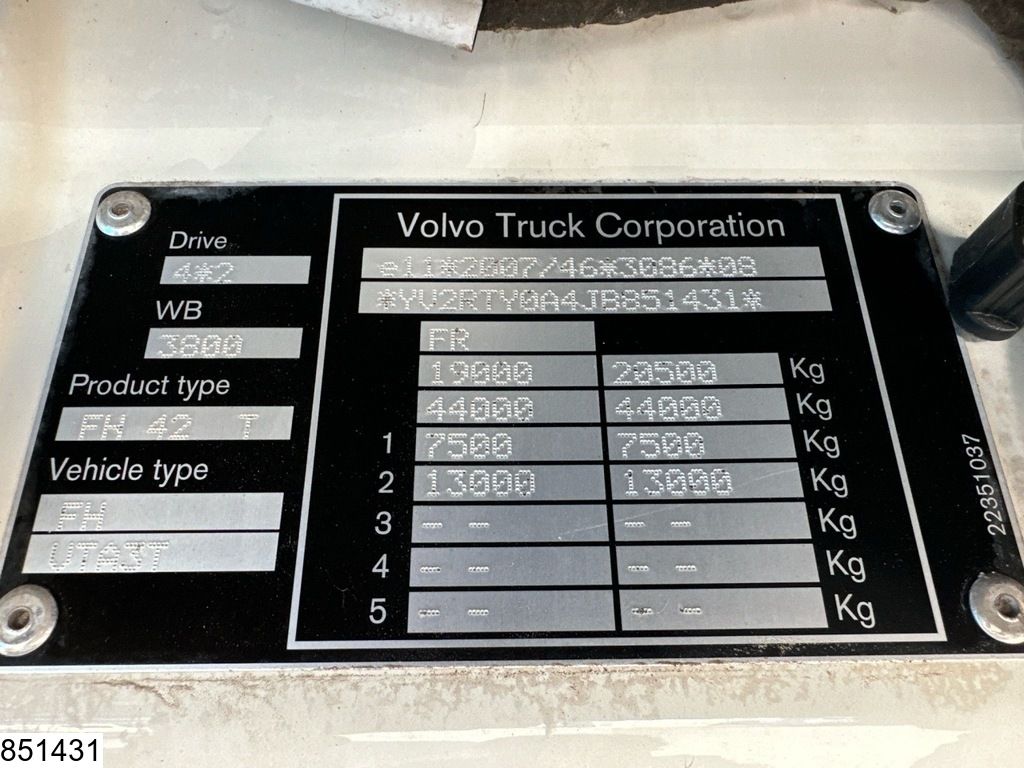 Volvo FH 460 EURO 6, Standairco, Hydraulic