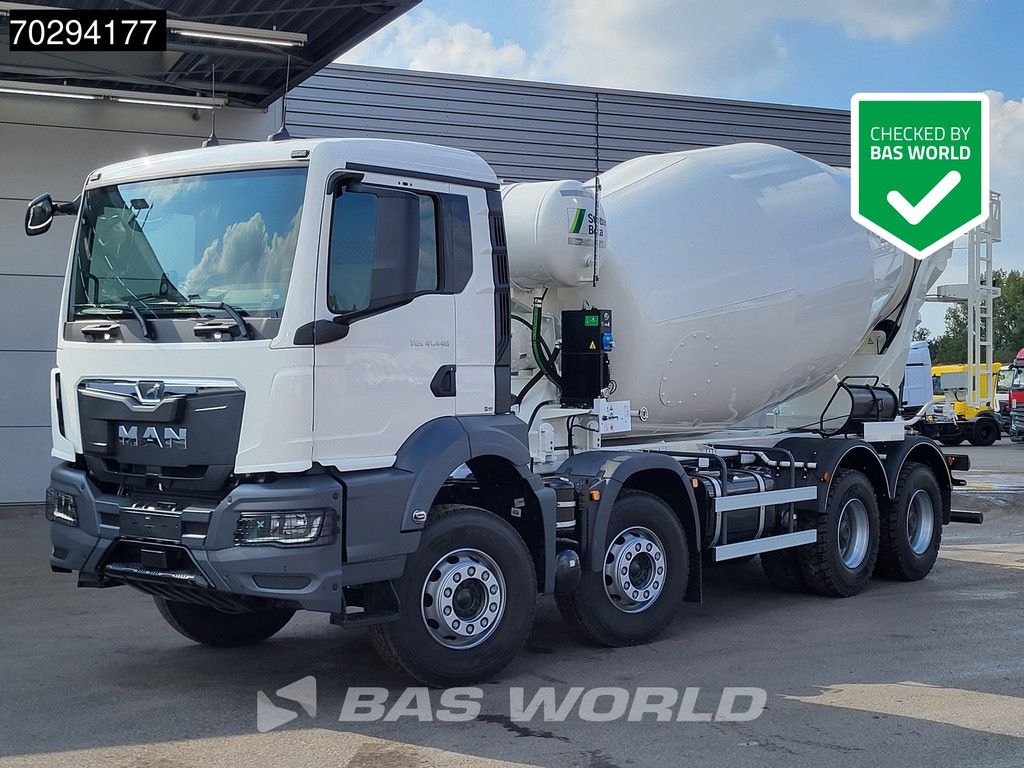 MAN TGS 41.440 8X4 NEW! 12m3 Stetter Mixer Big-Axle Steelsuspension Automatic Euro 6