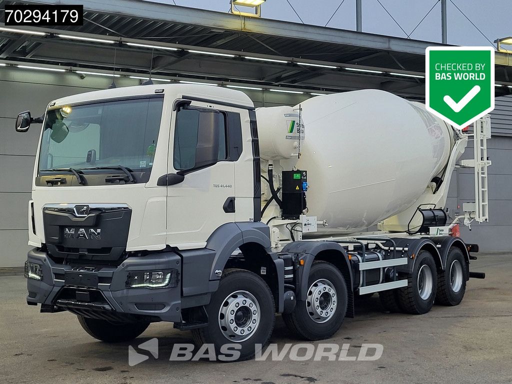 MAN TGS 41.440 8X4 NEW! 12m3 Stetter Mixer Big-Axle Steelsuspension Automatic Euro 6