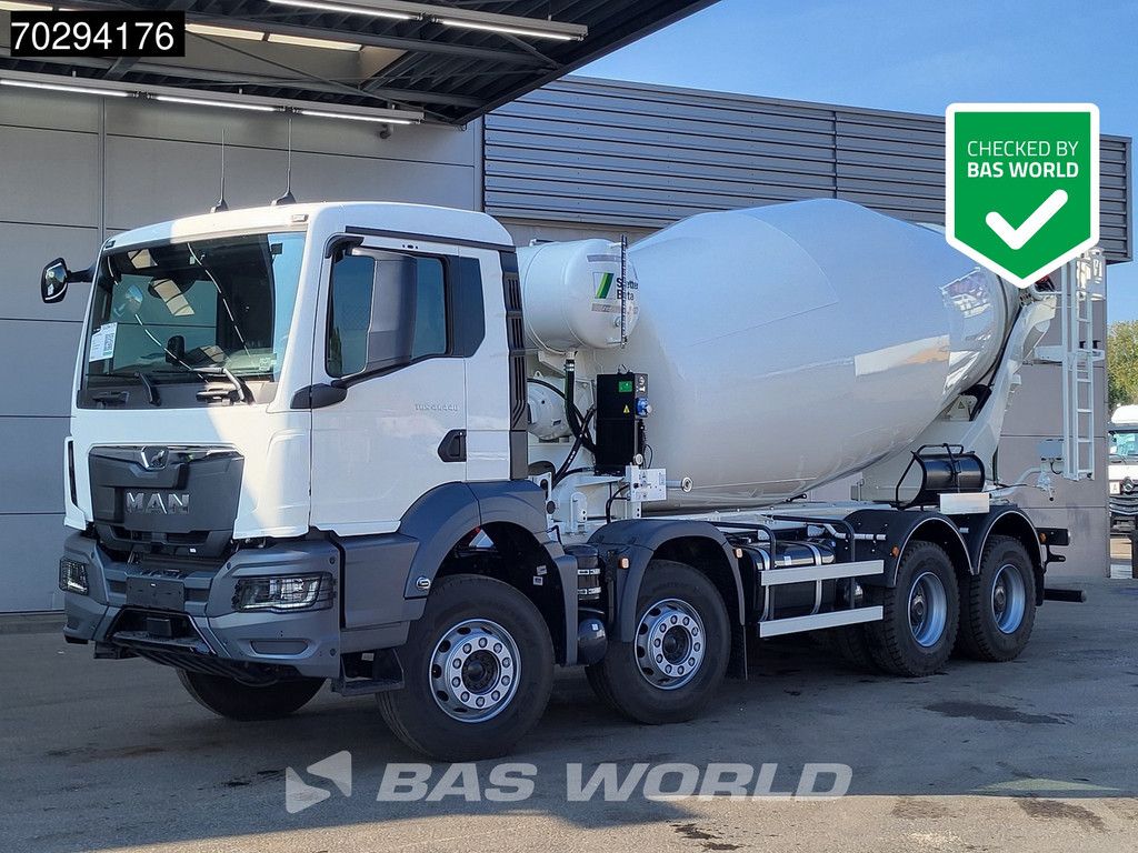 MAN TGS 41.440 8X4 NEW! 12m3 Stetter Mixer Big-Axle Steelsuspension Automatic Euro 6