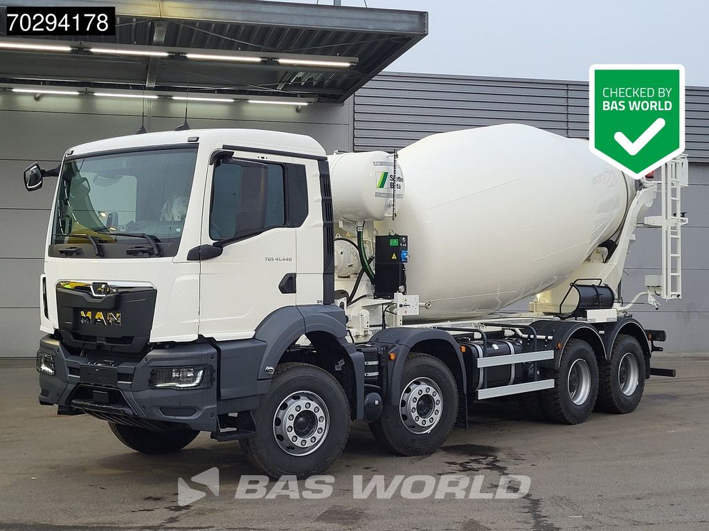 MAN TGS 41.440 8X4 NEW! 12m3 Stetter concrete mixer Big-Axle Steelsuspension Euro 6