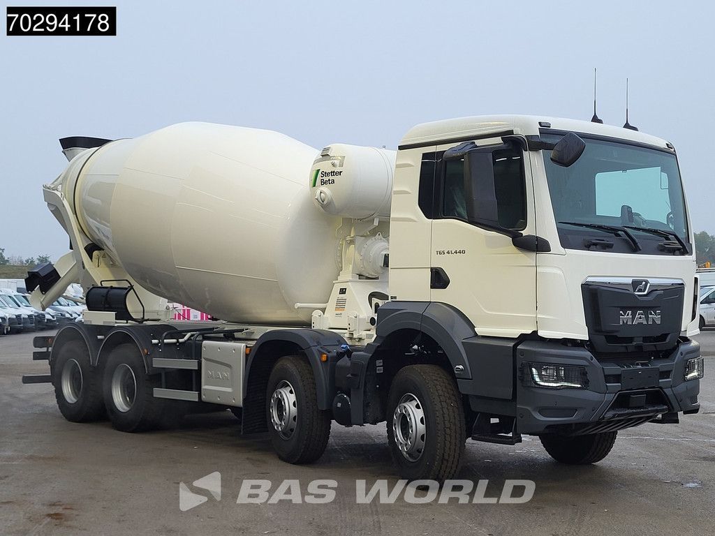 MAN TGS 41.440 8X4 NEW! 12m3 Stetter concrete mixer Big-Axle Steelsuspension Euro 6