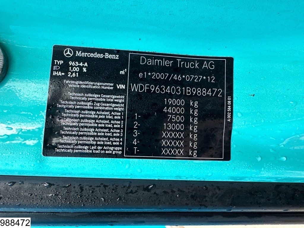Mercedes Actros 1848 EURO 6, Retarder, Airco