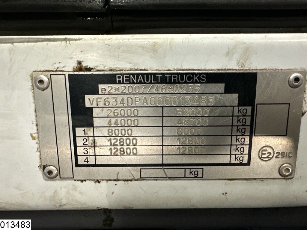 Renault Kerax 380 Dxi 6x4, EURO 5, Manual
