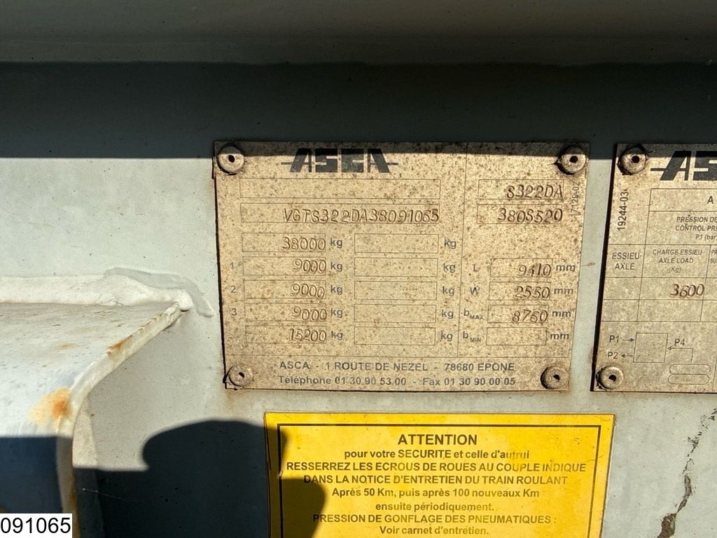 Asca Chassis 10 / 20 / 30 ft, ADR