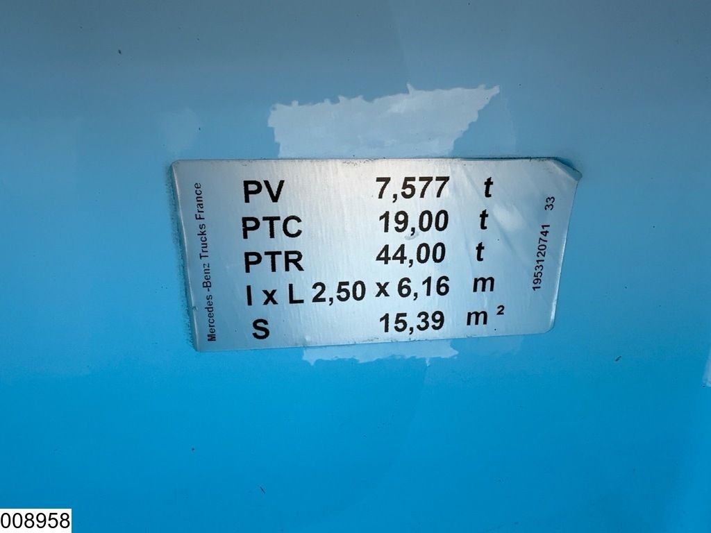 Mercedes Actros 1845 EURO 6, Hydraulic
