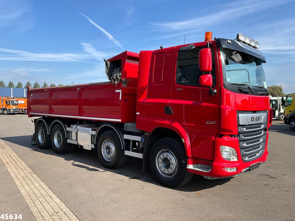 DAF FAD CF 480 8x4 Full steel kipper 15m³ Just 147.891 km!