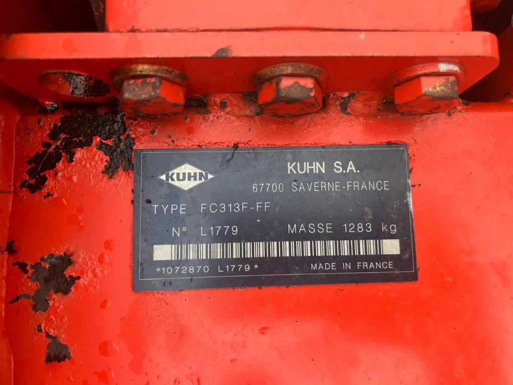 Kuhn FC 883 FF& Fc 313 F-FF Triple maaier