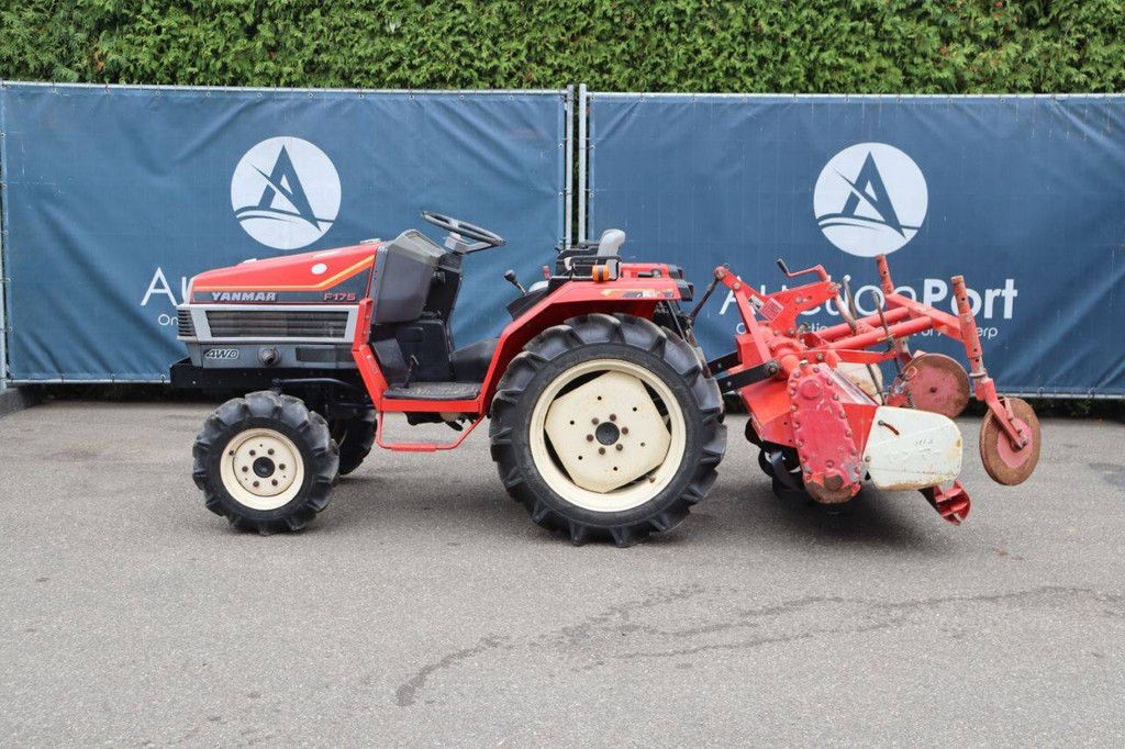 Minitractor Yanmar F175 Forte Diesel 17.5pk met grondfrees Yanmar RSB1301