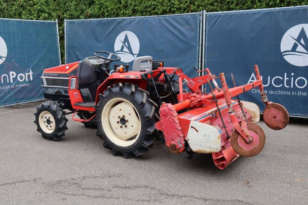 Minitractor Yanmar F175 Forte Diesel 17.5pk met grondfrees Yanmar RSB1301