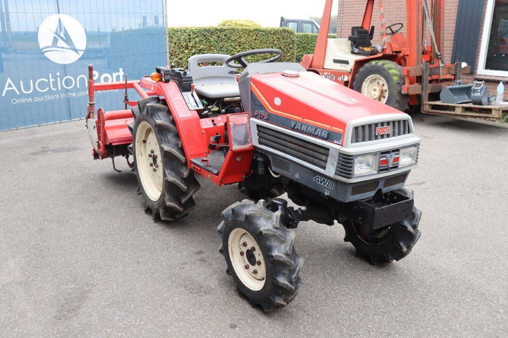 Minitractor Yanmar F175 Forte Diesel 17.5pk met grondfrees Yanmar RSB1301
