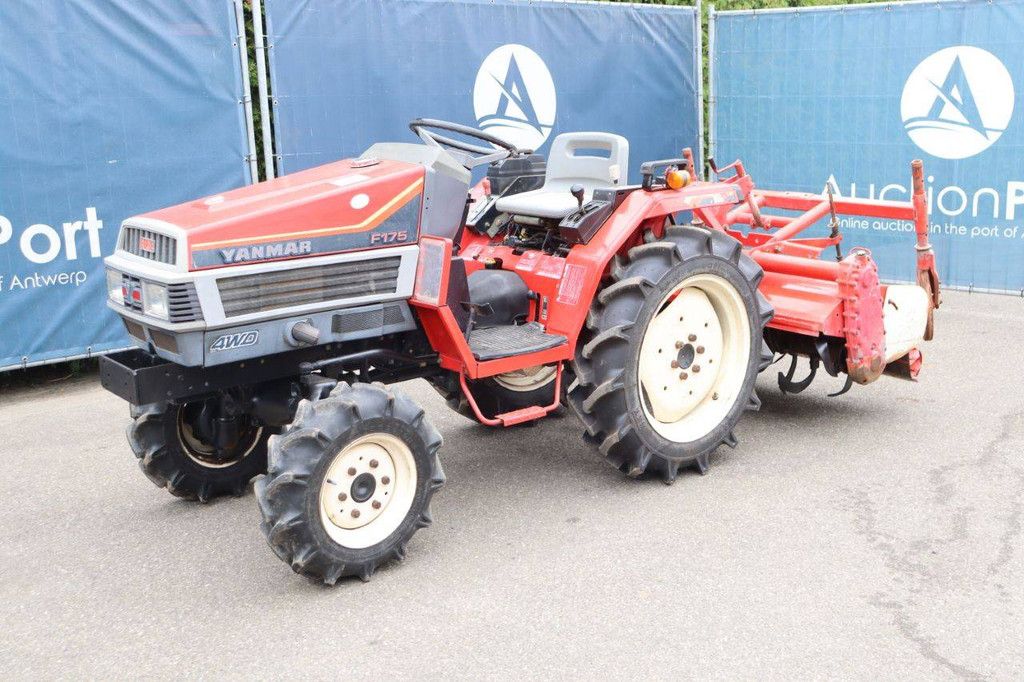 Minitractor Yanmar F175 Forte Diesel 17.5pk met grondfrees Yanmar RSB1301