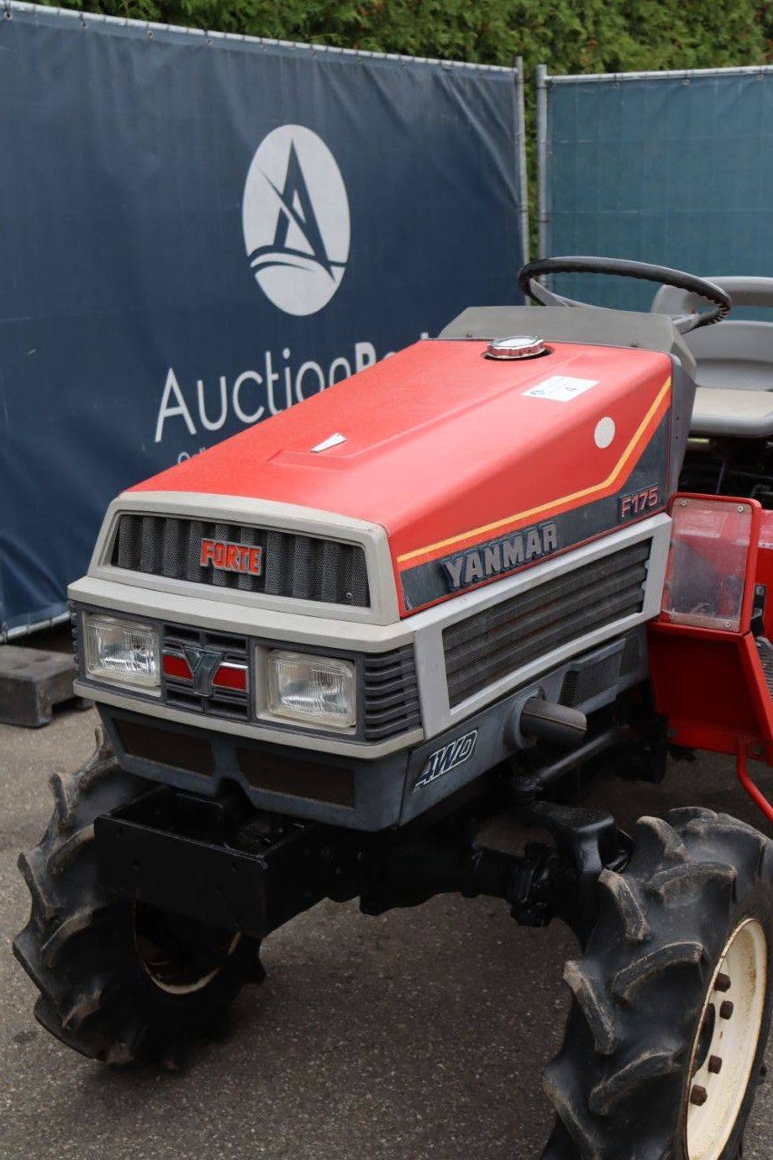 Minitractor Yanmar F175 Forte Diesel 17.5pk met grondfrees Yanmar RSB1301