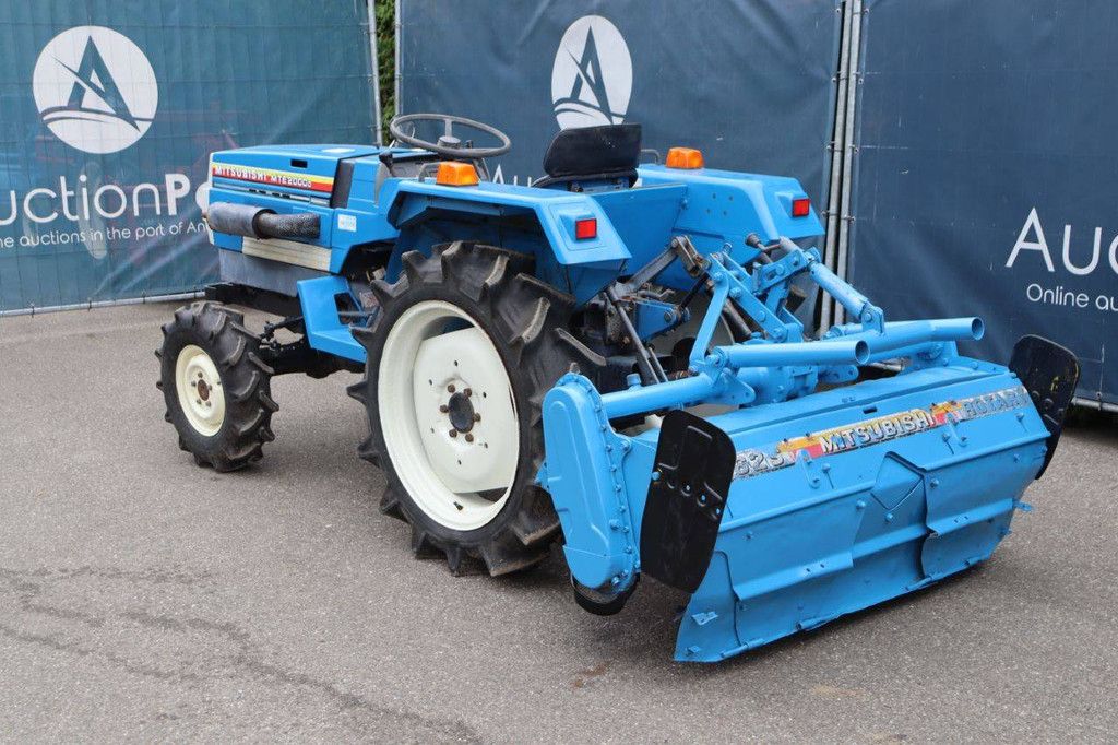 Minitractor Mitsubishi MTE2000D Diesel 20pk met grondfrees Mitsubishi PT362S
