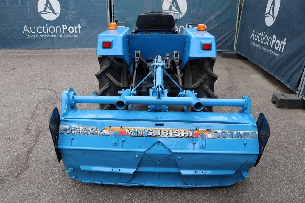 Minitractor Mitsubishi MTE2000D Diesel 20pk met grondfrees Mitsubishi PT362S
