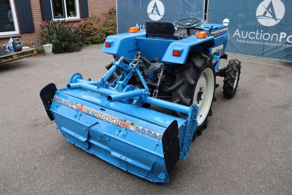 Minitractor Mitsubishi MTE2000D Diesel 20pk met grondfrees Mitsubishi PT362S