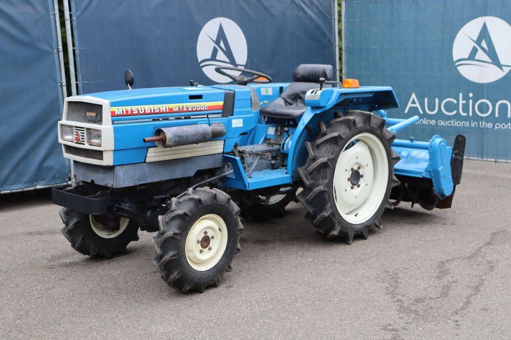 Minitractor Mitsubishi MTE2000D Diesel 20pk met grondfrees Mitsubishi PT362S