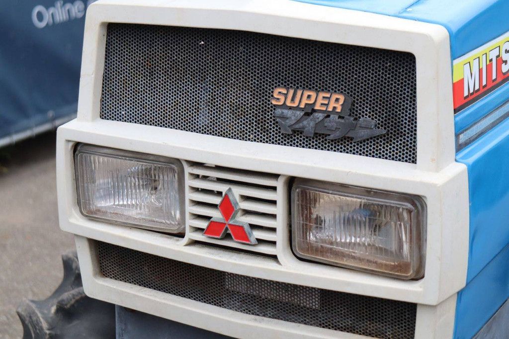Minitractor Mitsubishi MTE2000D Diesel 20pk met grondfrees Mitsubishi PT362S