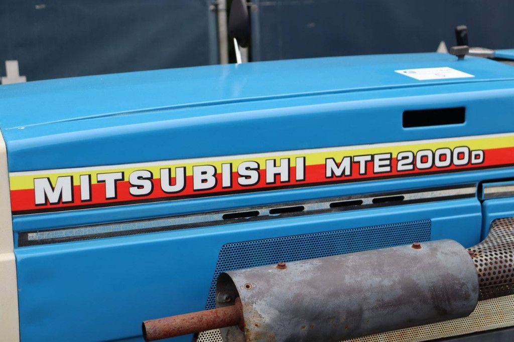 Minitractor Mitsubishi MTE2000D Diesel 20pk met grondfrees Mitsubishi PT362S
