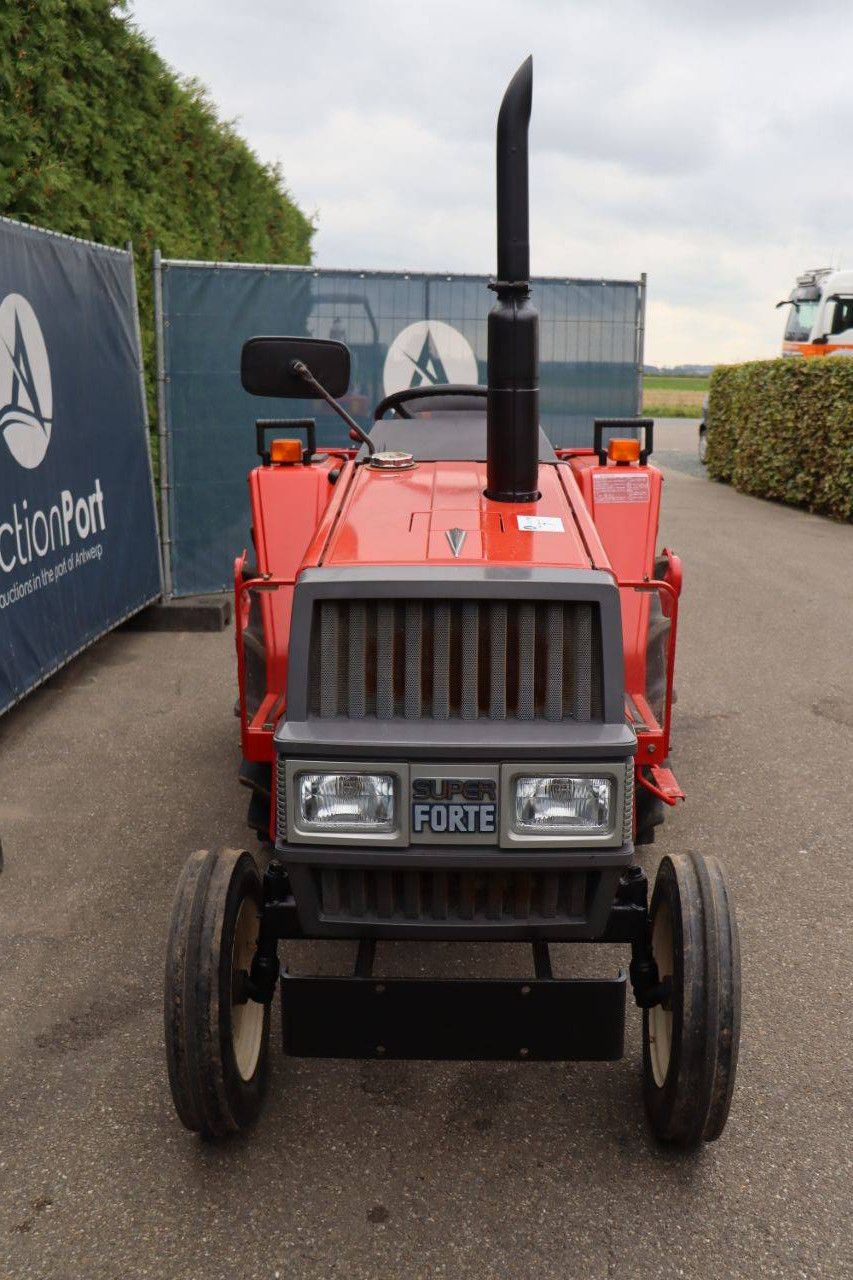 Minitractor Yanmar F18 Diesel 18pk met grondfrees Mitsubishi RA146