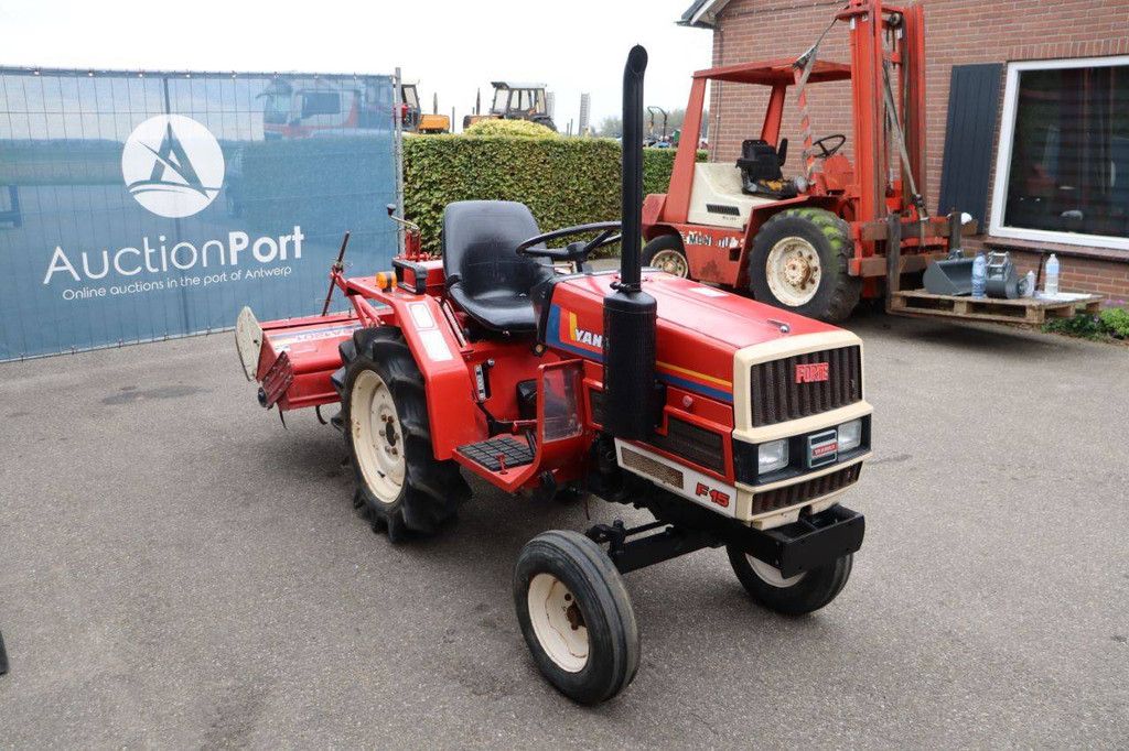 Minitraktor Yanmar F15 Diesel 15 PS mit Grubber RSA1201