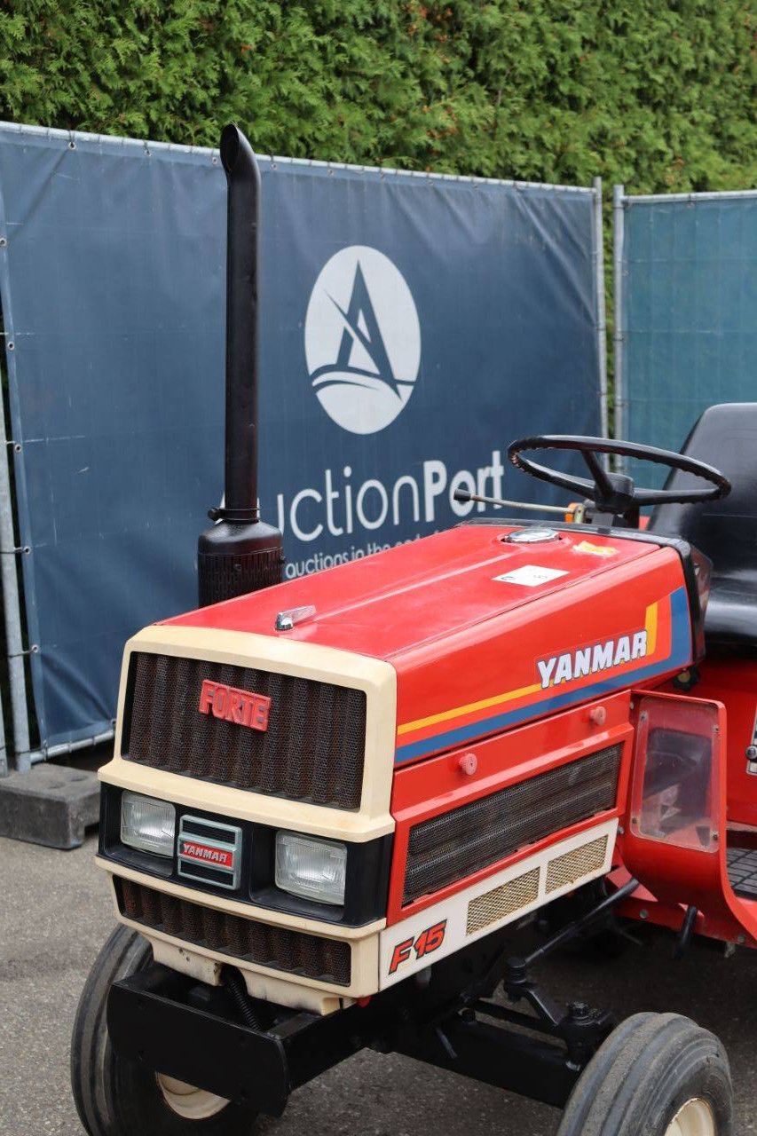 Minitraktor Yanmar F15 Diesel 15 PS mit Grubber RSA1201