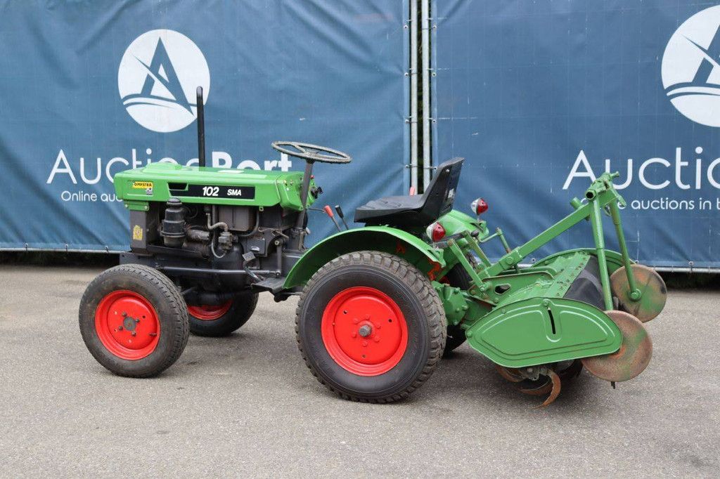 Minitraktor Fendt 102 SMA Diesel mit Grubber (Marge)