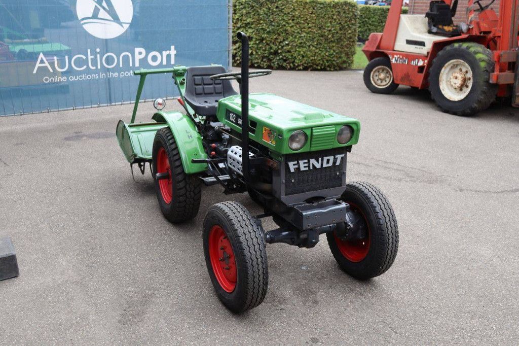 Minitraktor Fendt 102 SMA Diesel mit Grubber (Marge)
