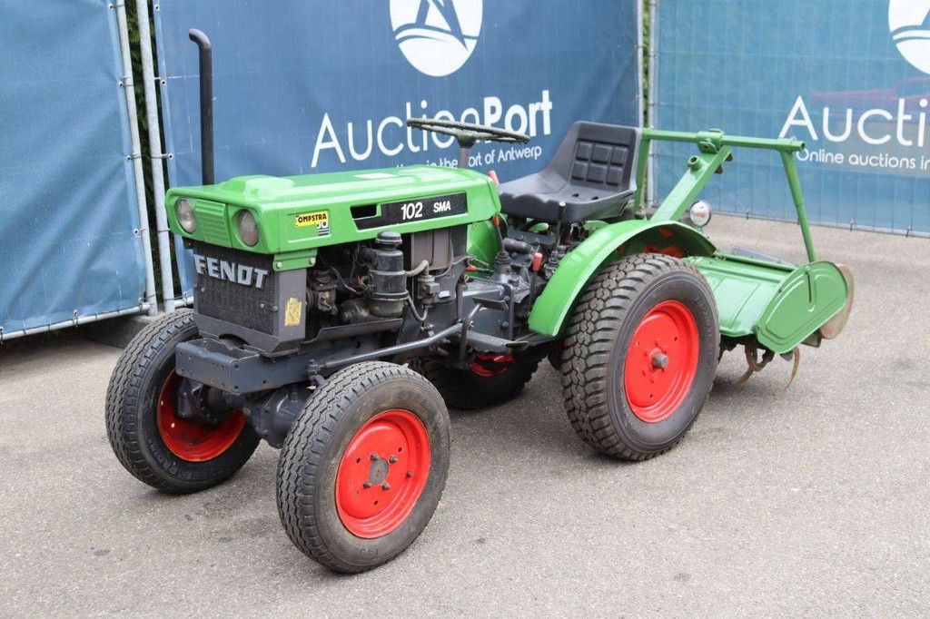 Minitraktor Fendt 102 SMA Diesel mit Grubber (Marge)