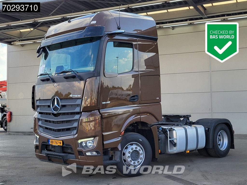 Mercedes Actros 1848 4X2 NL-Truck BigSpace Retarder 2x Tanks Standairco MirrorCam Navi ACC Euro 6