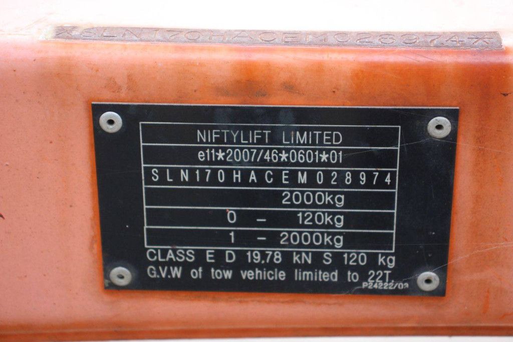 Niftylift 170HAC Electric Articulated Boom Lift 17m 2014