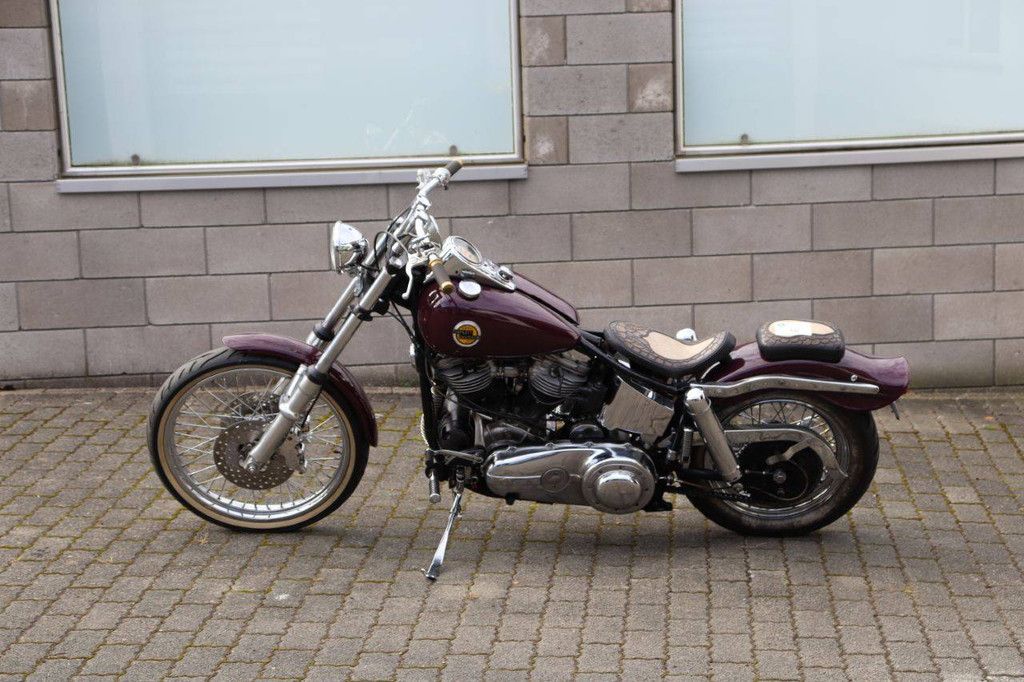 Motorrad Harley-Davidson Pan Head FLH Benzin 49 PS 1959