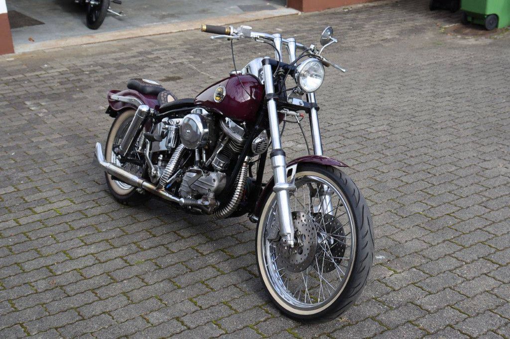 Motorrad Harley-Davidson Pan Head FLH Benzin 49 PS 1959