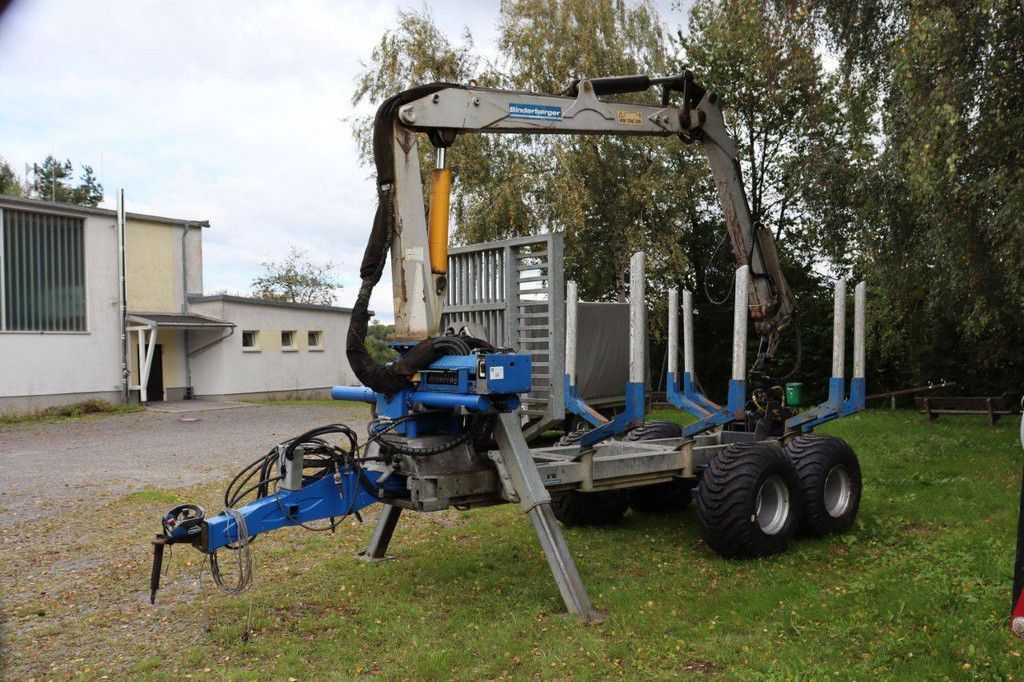 Bosbouw Aanhangwagen Binderberger Ruckewagen RW14 2010