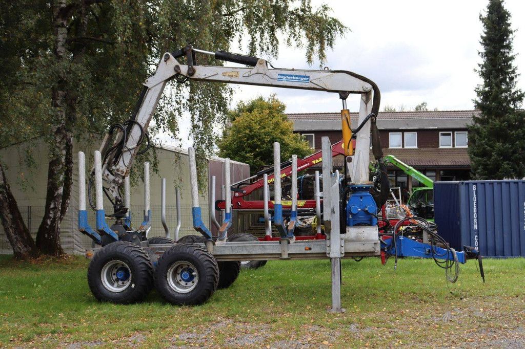 Bosbouw Aanhangwagen Binderberger Ruckewagen RW14 2010