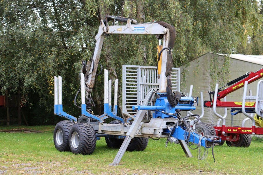 Bosbouw Aanhangwagen Binderberger Ruckewagen RW14 2010