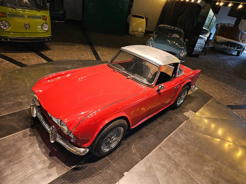 Triumph TR4 Surrey Top Petrol (Margin) 1963
