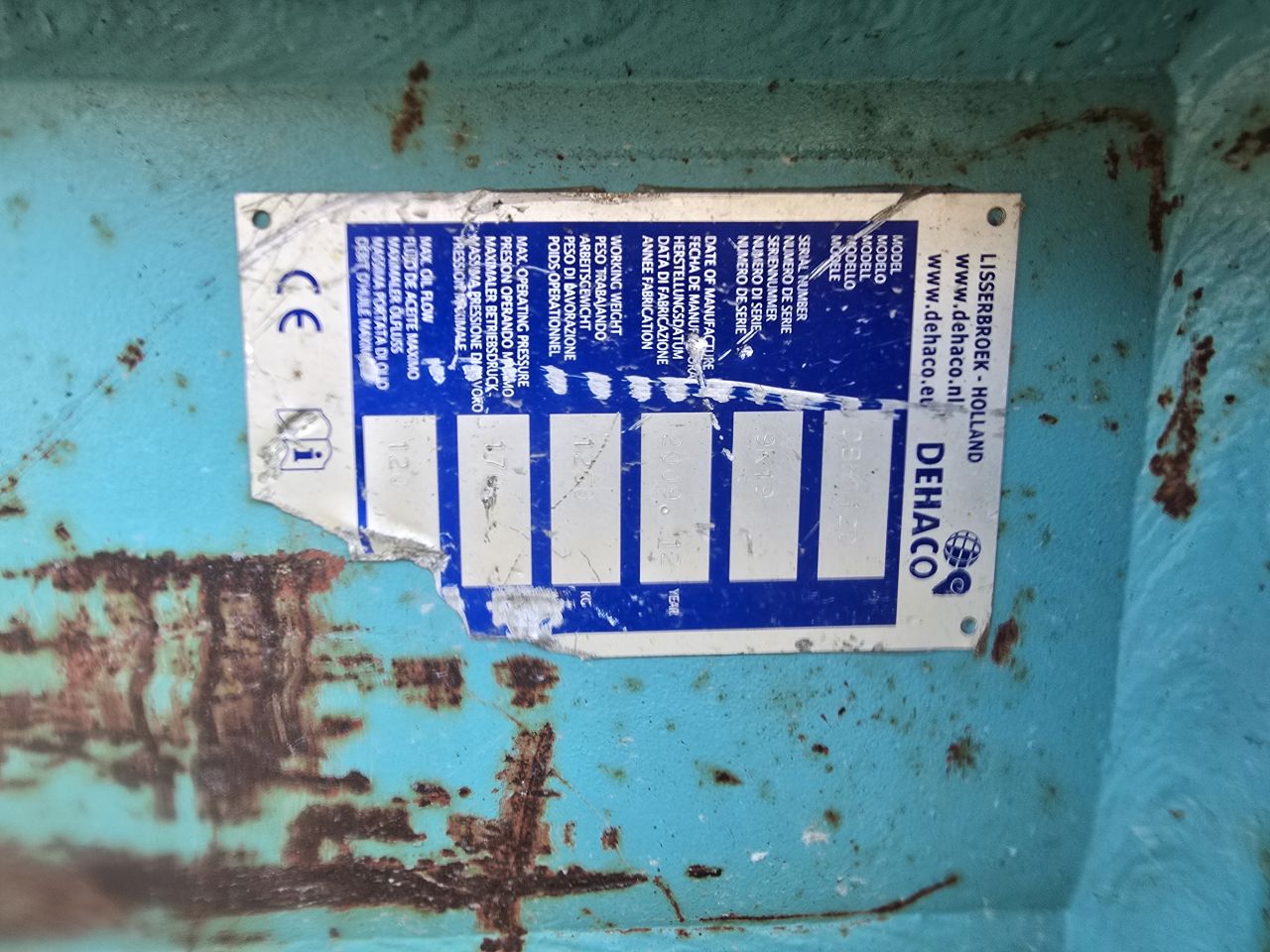 Dehaco DBH 120 sloophamer