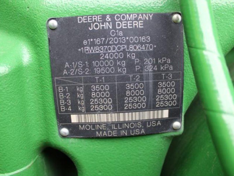 John Deere 8RX 370 Nr.: 470