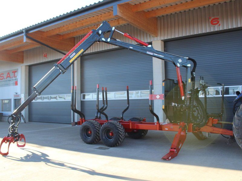 Farmi Rückewagen FT 12 CR 59 8,50m Kran 14,5t