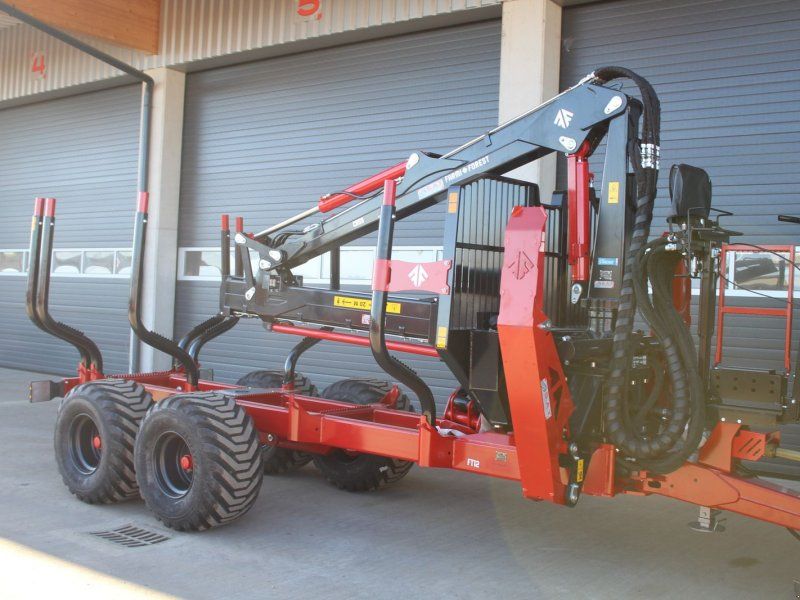 Farmi Rückewagen FT 12 CR 59 8,50m Kran 14,5t