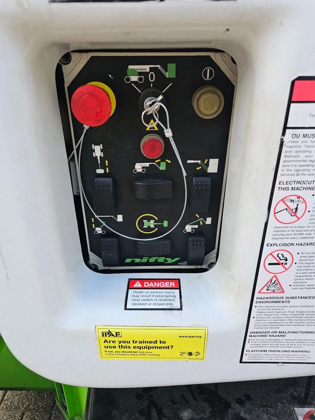 Niftylift Hr17 diesel en elektrisch hoogwerker 1300h