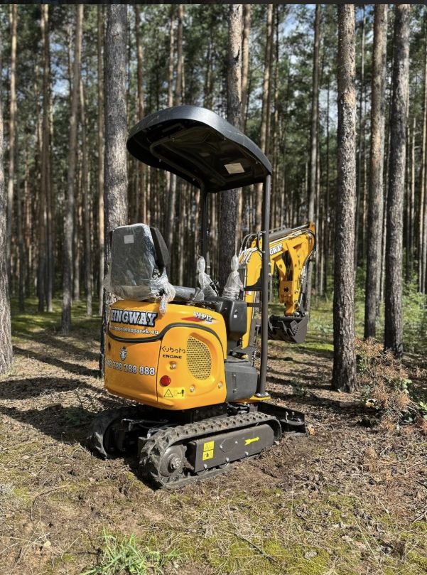 MINIGRAAFMACHINE KINGWAY VIP12 3 JAAR GARANTIE GRATIS LEVERING