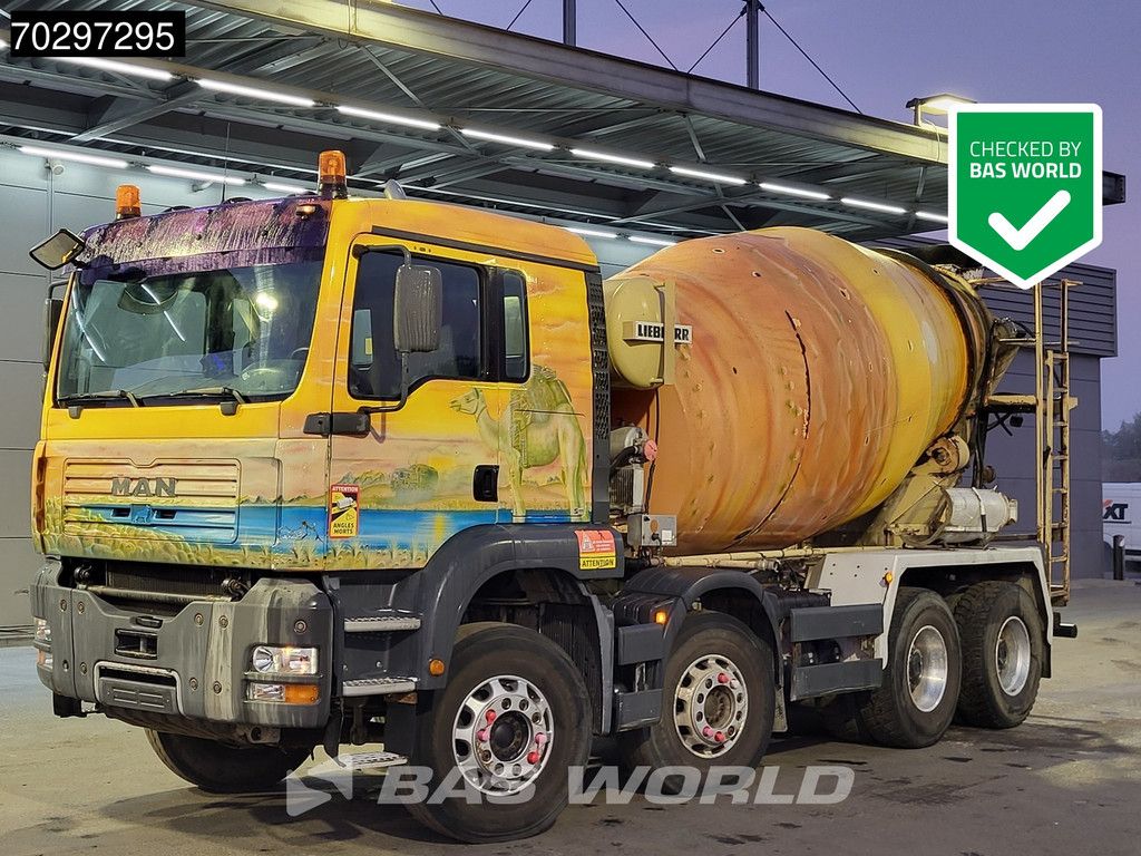 MAN 35.363 8X4 9m3 Liebherr Hydraulic Big-Axle Steelsuspension Euro 3