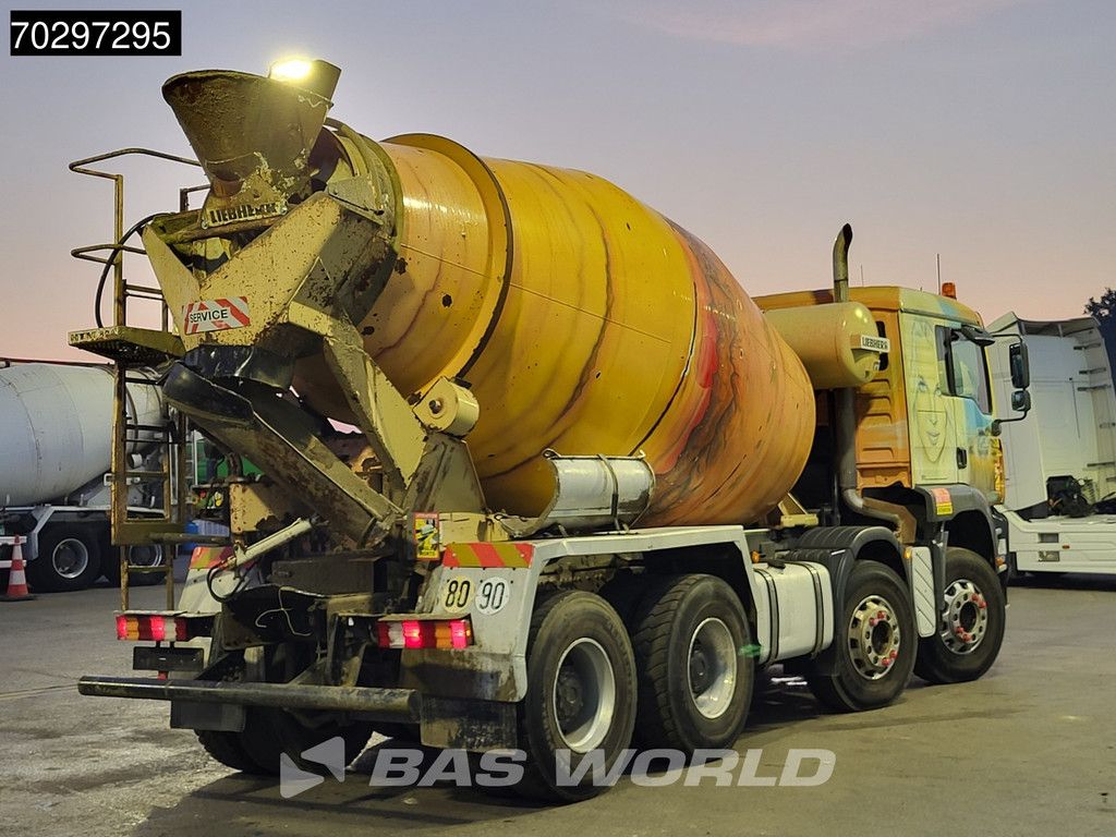 MAN 35.363 8X4 9m3 Liebherr Hydraulic Big-Axle Steelsuspension Euro 3